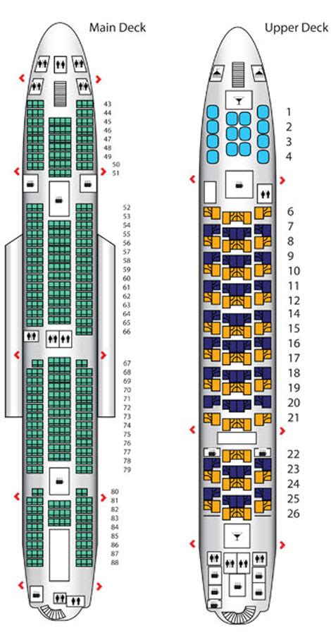 seat layout emirates a380